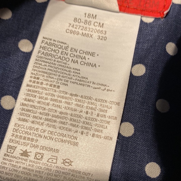 Levi's Denim Trucker Jacket Infant Size 18 M Levi’s Jean Jacket Baby Jacket Blue - Picture 7 of 14